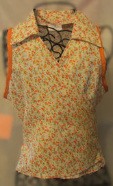Womens tie collared shirt